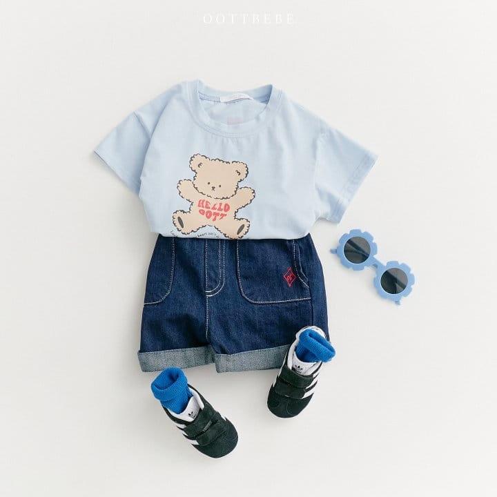 Oott Bebe - Korean Children Fashion - #prettylittlegirls - Hello Oott Tee - 5