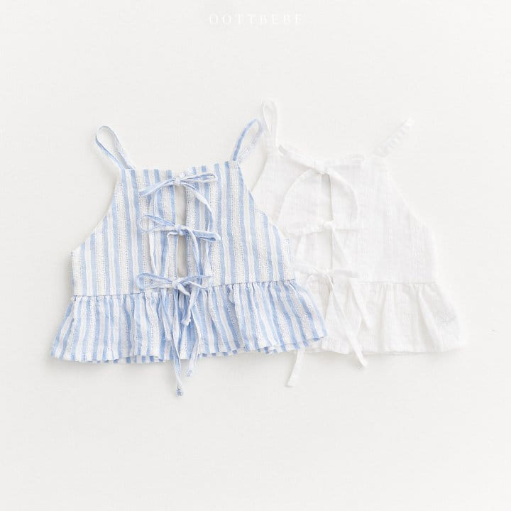 Oott Bebe - Korean Children Fashion - #prettylittlegirls - Ribbon Bustier