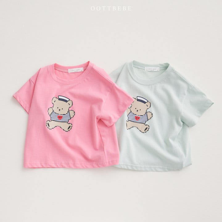 Oott Bebe - Korean Children Fashion - #prettylittlegirls - Oott Marine Tee