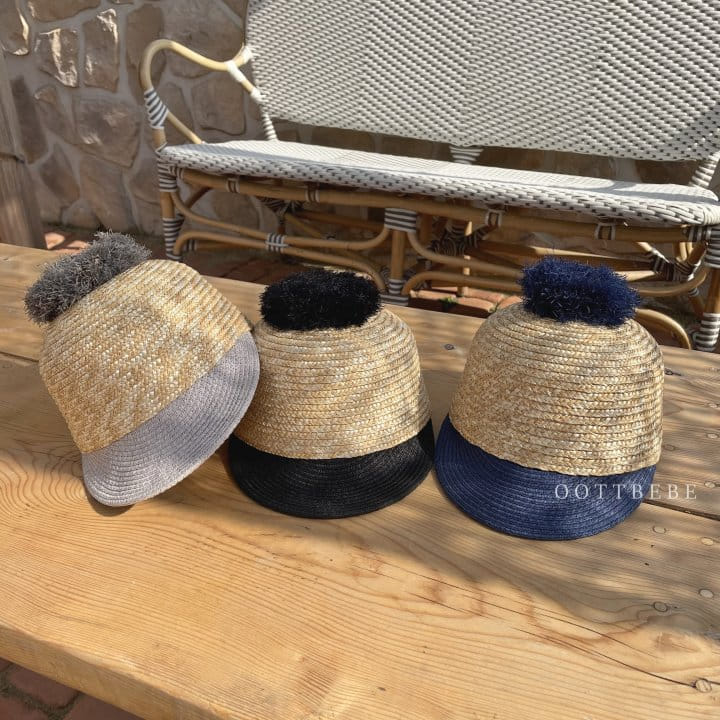 Oott Bebe - Korean Children Fashion - #stylishchildhood - Bell Straw Hat - 3