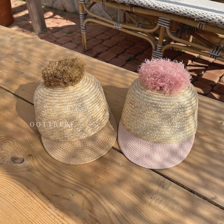 Oott Bebe - Korean Children Fashion - #toddlerclothing - Bell Straw Hat - 2