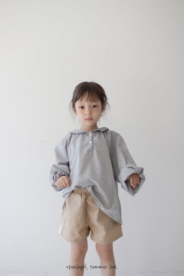 Opening & - Korean Children Fashion - #Kfashion4kids - Line Short Pants