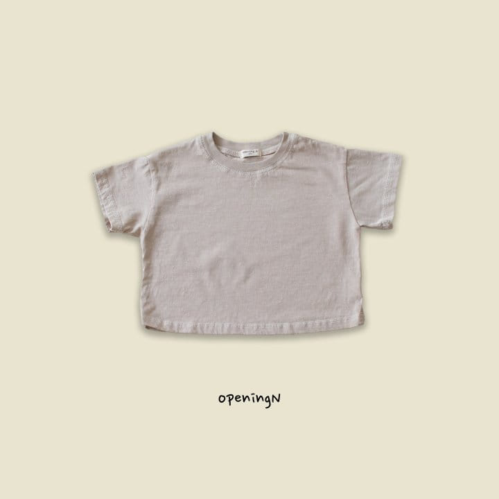 Opening & - Korean Children Fashion - #childrensboutique - Retro Short Sleeve Tee - 2