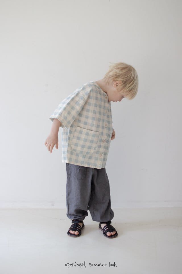 Opening & - Korean Children Fashion - #discoveringself - Mist Button Pants