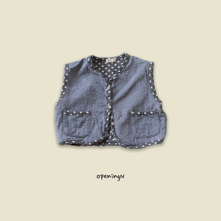Opening & - Korean Children Fashion - #discoveringself - Dot Vest - 8