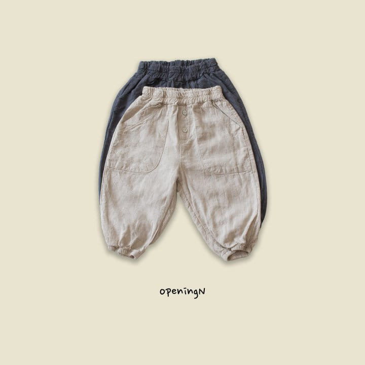 Opening & - Korean Children Fashion - #kidsshorts - Mist Button Pants - 4