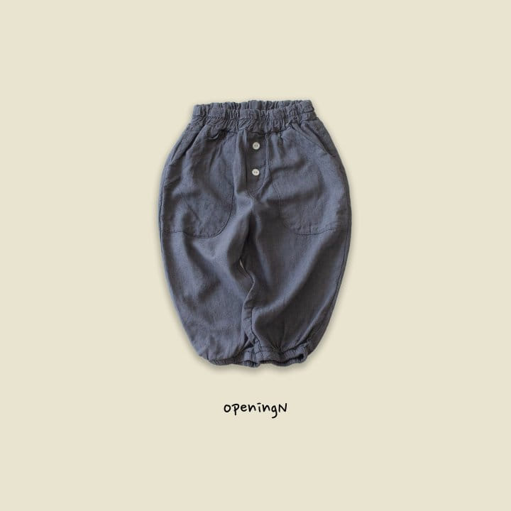 Opening & - Korean Children Fashion - #kidzfashiontrend - Mist Button Pants - 5