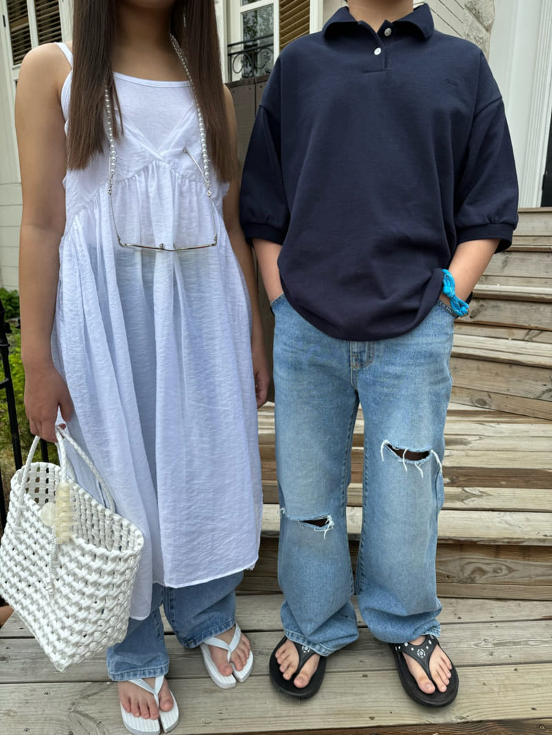 Our - Korean Children Fashion - #kidsshorts - Layered One-Piece - 6