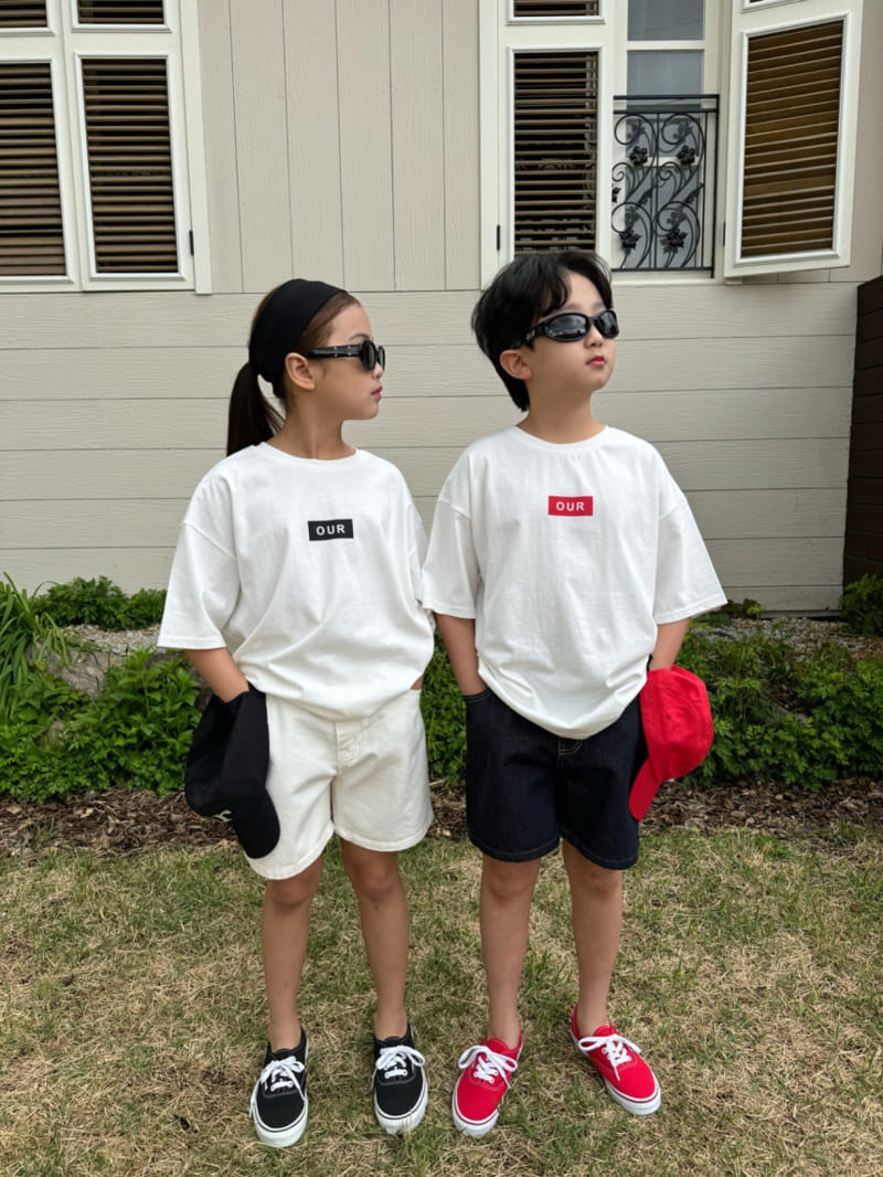 Our - Korean Children Fashion - #kidsstore - Checker Logo Tee - 11