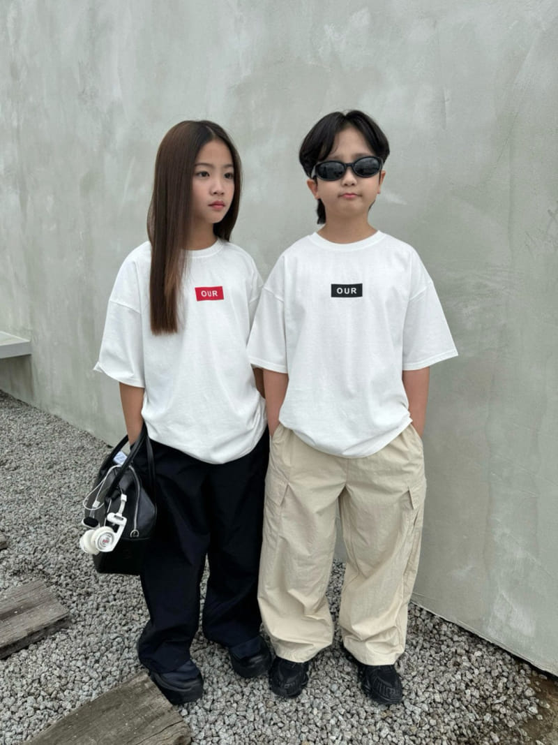 Our - Korean Children Fashion - #prettylittlegirls - Checker Logo Tee - 3