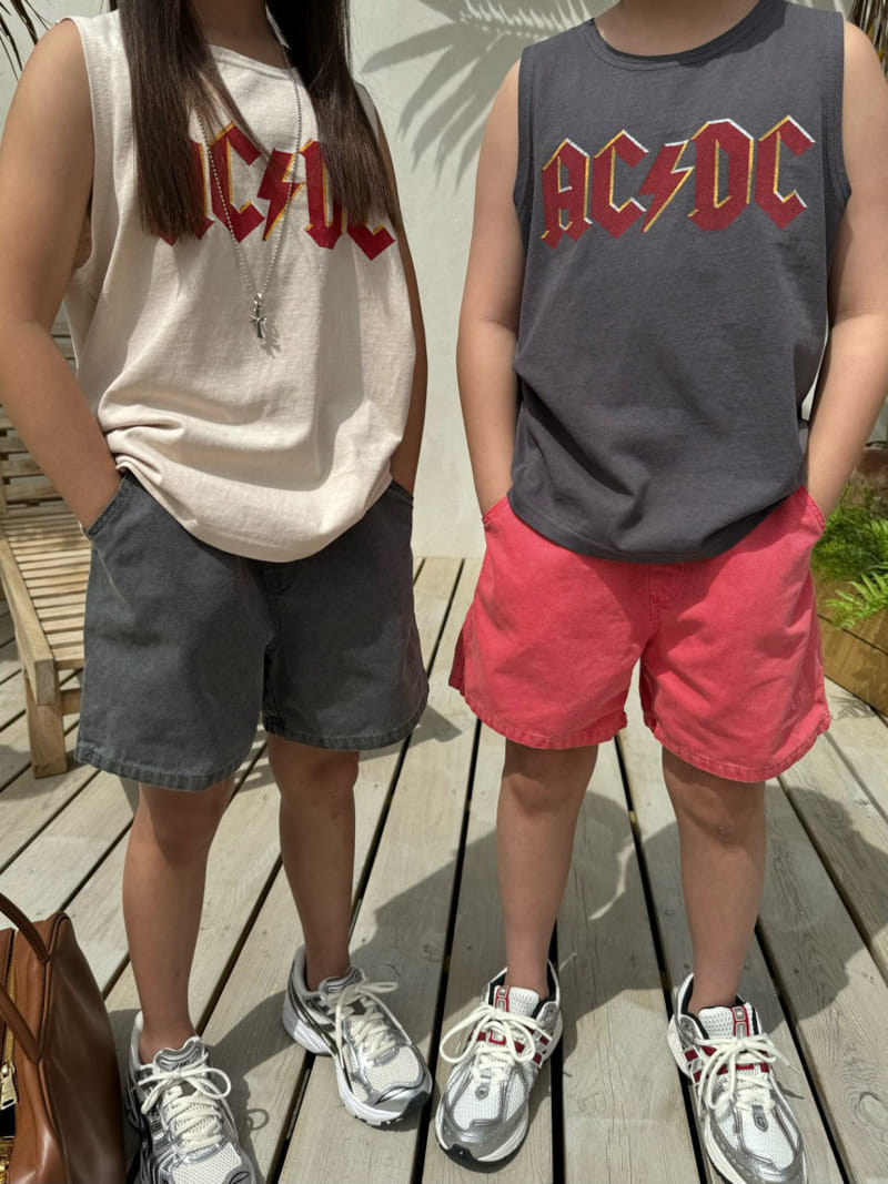 Our - Korean Children Fashion - #toddlerclothing - Logo Piece-Dyed Shorts - 3