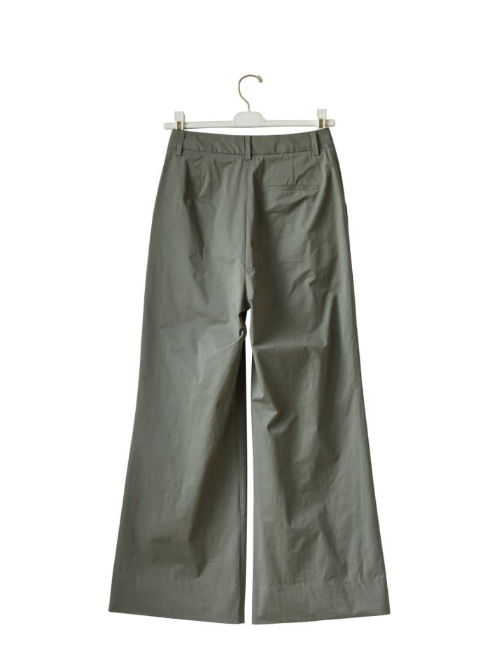 Paper Moon - Korean Women Fashion - #momslook - C Two Pin Tuck Wide Trousers - 10