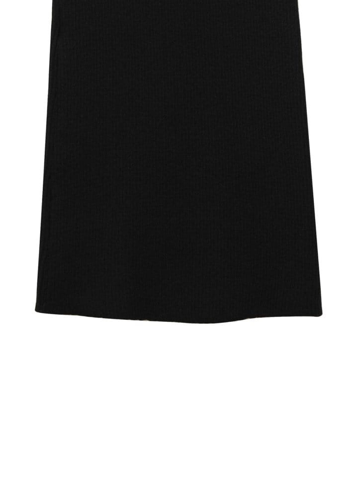 Paper Moon - Korean Women Fashion - #womensfashion - Sleeveless Ribbed Knit Mini Dress - 11