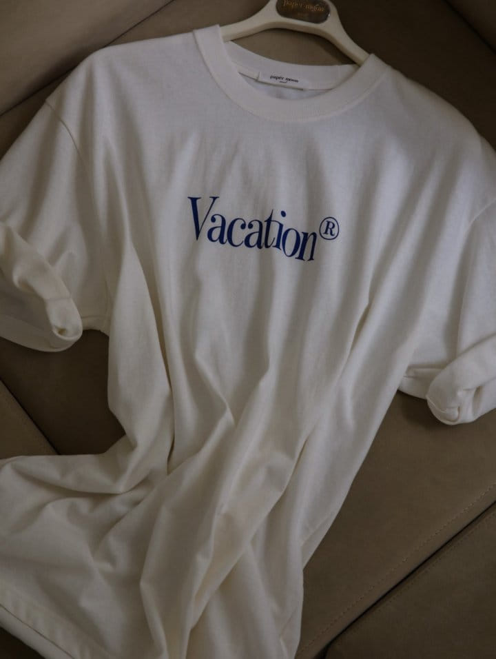 Paper Moon - Korean Women Fashion - #womensfashion - VACATION Print Pigment Tshirt - 10