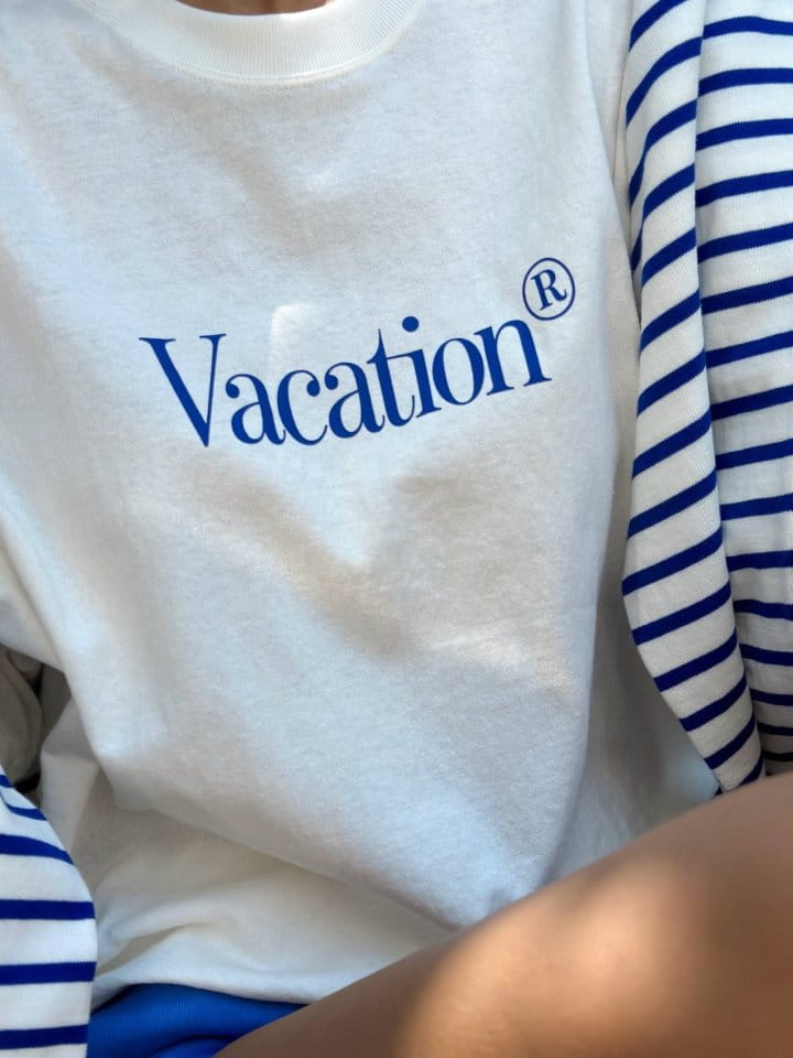 Paper Moon - Korean Women Fashion - #womensfashion - VACATION Print Pigment Tshirt - 2