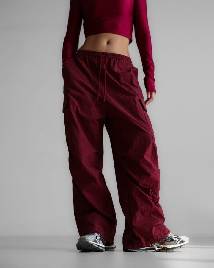 Paper Moon - Korean Women Fashion - #womensfashion - Nylon Technical Cargo Jogger Pants - 9