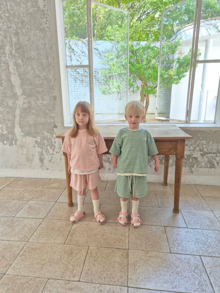 Paper Studios - Korean Children Fashion - #childofig - Terry Embroidery Tee - 5