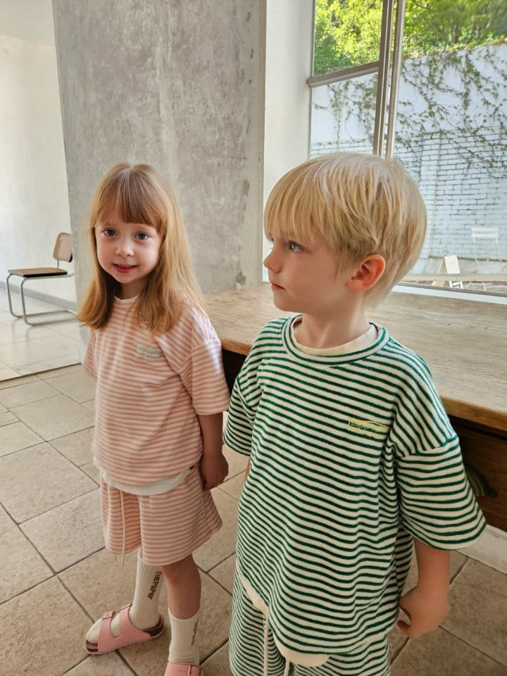 Paper Studios - Korean Children Fashion - #childofig - Terry Embroidery Tee - 6
