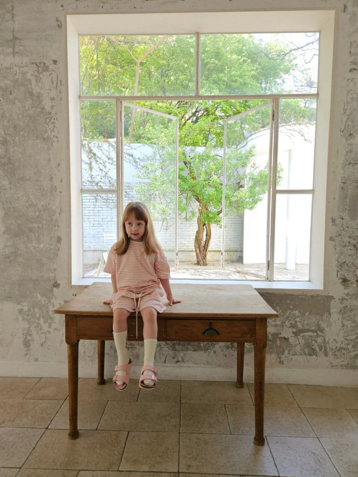 Paper Studios - Korean Children Fashion - #fashionkids - Terry Embroidery Tee - 10