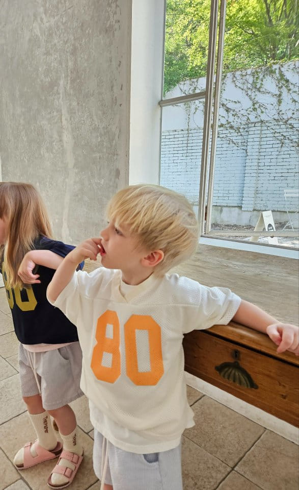 Paper Studios - Korean Children Fashion - #kidsshorts - 80 Mesh Tee - 8