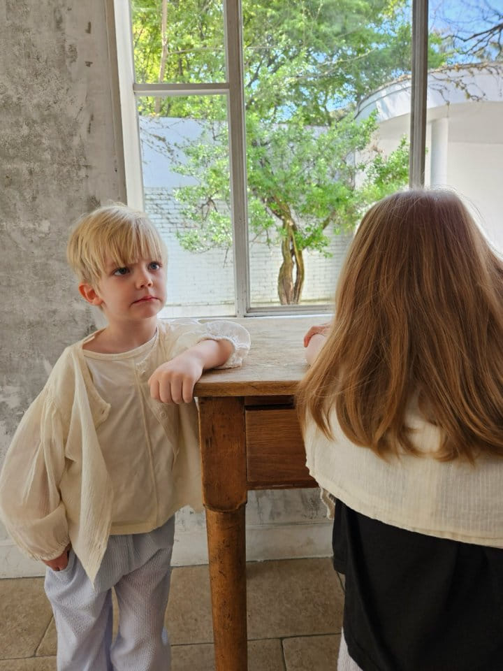 Paper Studios - Korean Children Fashion - #kidsshorts - Natural Shirt - 2