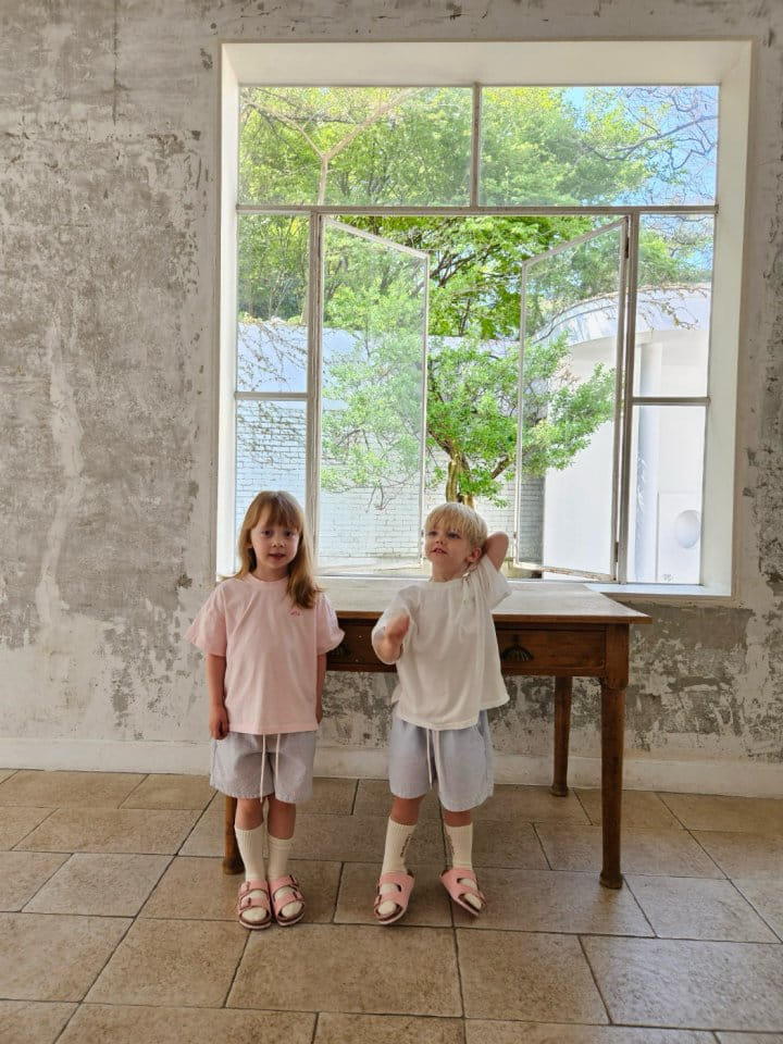 Paper Studios - Korean Children Fashion - #littlefashionista - Guy Embroidery Tee - 2