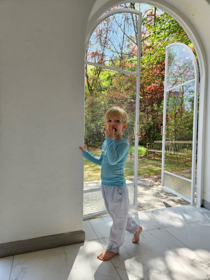 Paper Studios - Korean Children Fashion - #littlefashionista - Rib Button Tee - 4