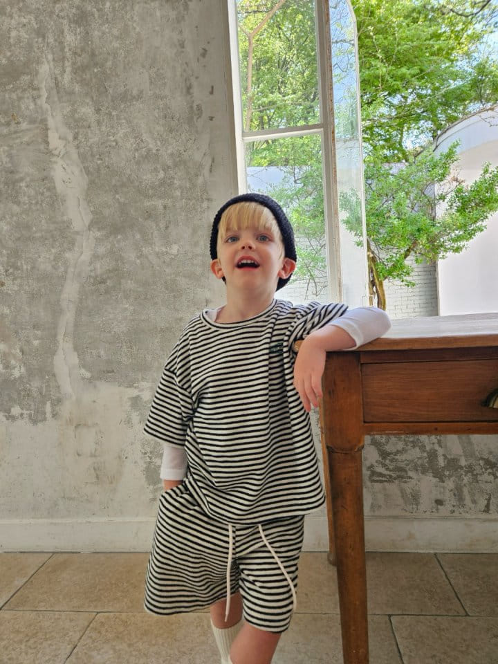 Paper Studios - Korean Children Fashion - #minifashionista - Terry Embroidery Tee - 3
