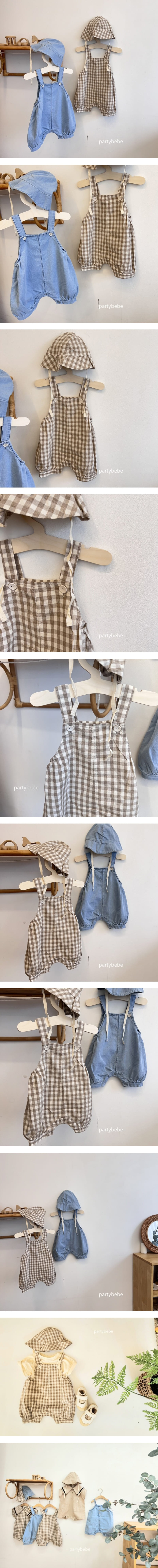Party Kids - Korean Baby Fashion - #babyfashion - Ddabong Overalls Set - 2