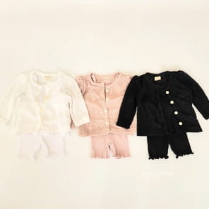 Party Kids - Korean Baby Fashion - #babyfashion - Malrang Top Bottom Set