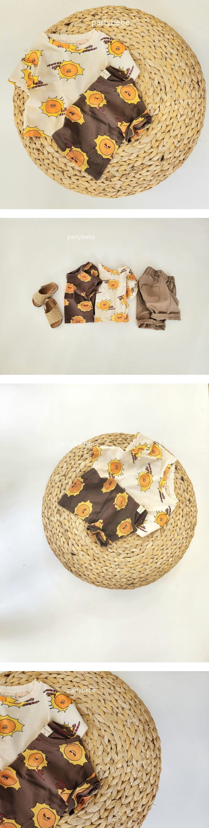 Party Kids - Korean Baby Fashion - #babyfashion - Sun Tee - 2