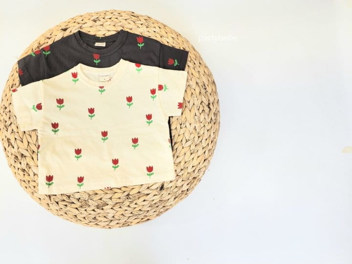 Party Kids - Korean Baby Fashion - #babyoninstagram - Salrang Tulip Tee