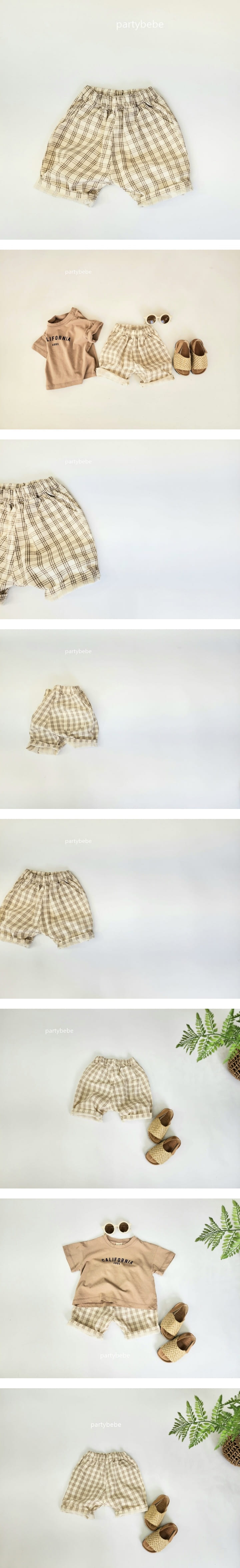 Party Kids - Korean Baby Fashion - #babyootd - Check Check Pants - 2