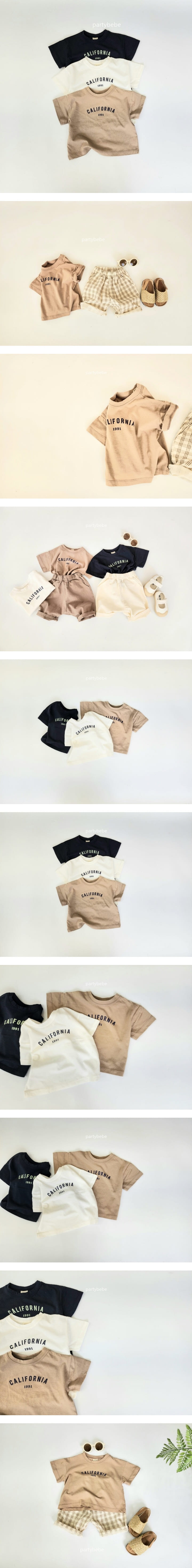 Party Kids - Korean Baby Fashion - #onlinebabyshop - California Tee - 2