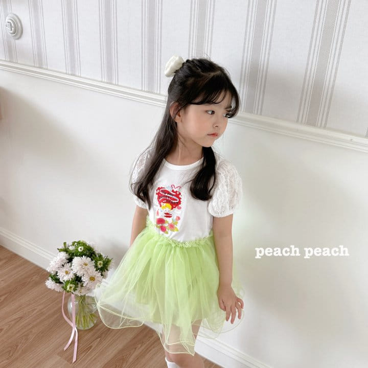 Peach peach - Korean Children Fashion - #childrensboutique - Angel Tee - 7