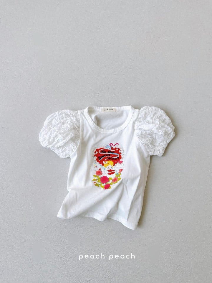 Peach peach - Korean Children Fashion - #magicofchildhood - Angel Tee - 4