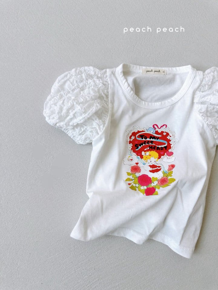 Peach peach - Korean Children Fashion - #prettylittlegirls - Angel Tee - 5