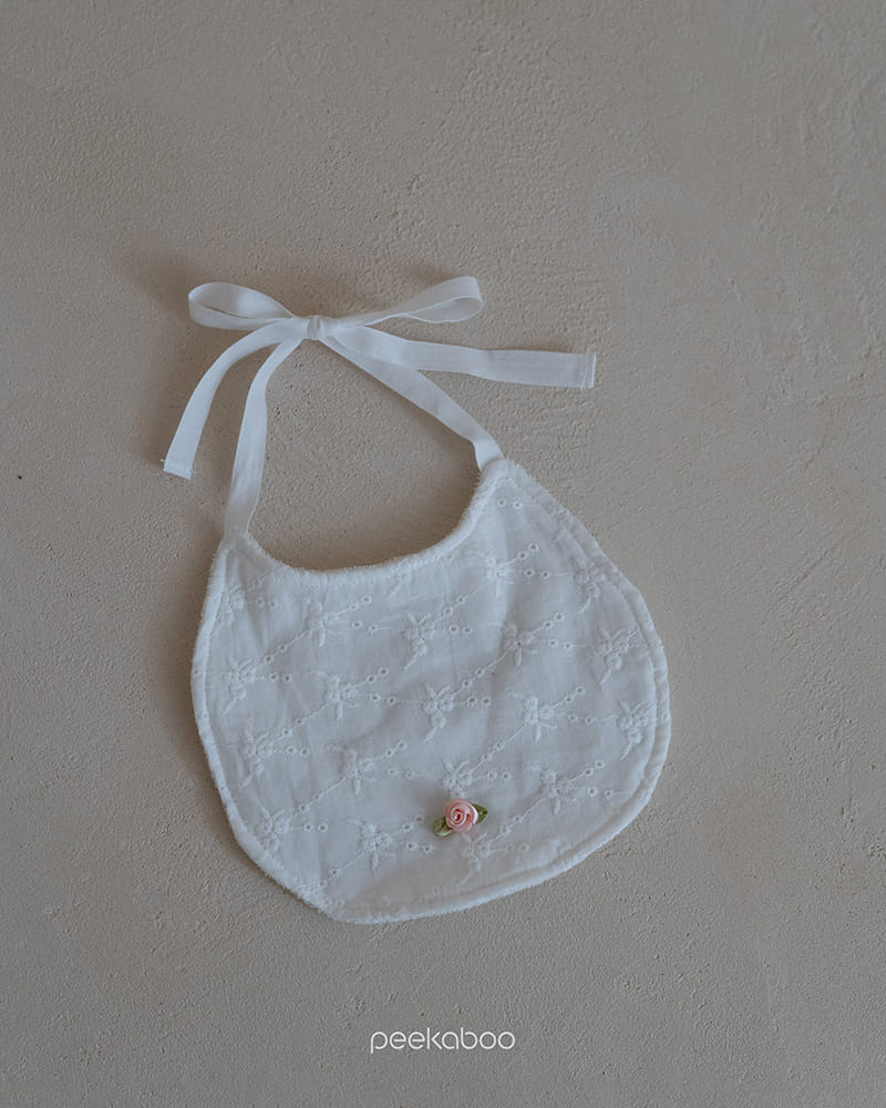 Peekaboo - Korean Baby Fashion - #babyoutfit - SS Rose Bib