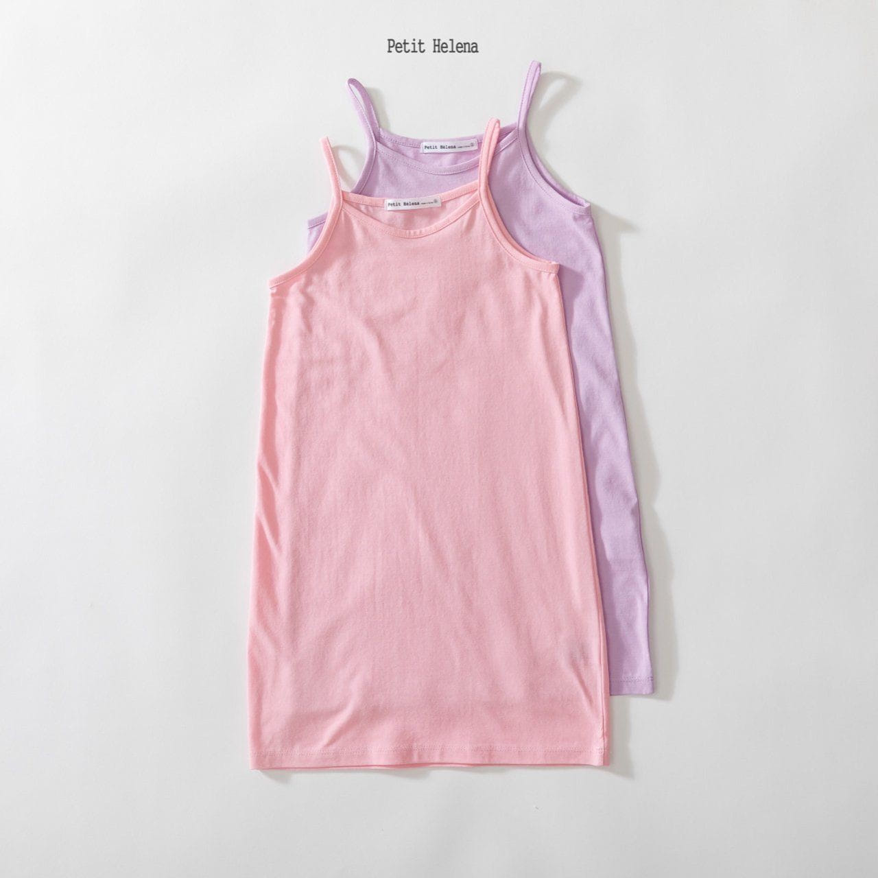Petit Helena - Korean Children Fashion - #magicofchildhood - String Sleeveless Silket One-Piece