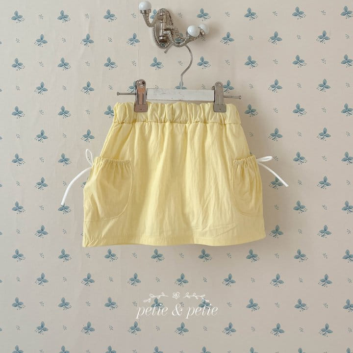 Petit & Petit - Korean Children Fashion - #Kfashion4kids - Pocket Ribbon Skirt - 8