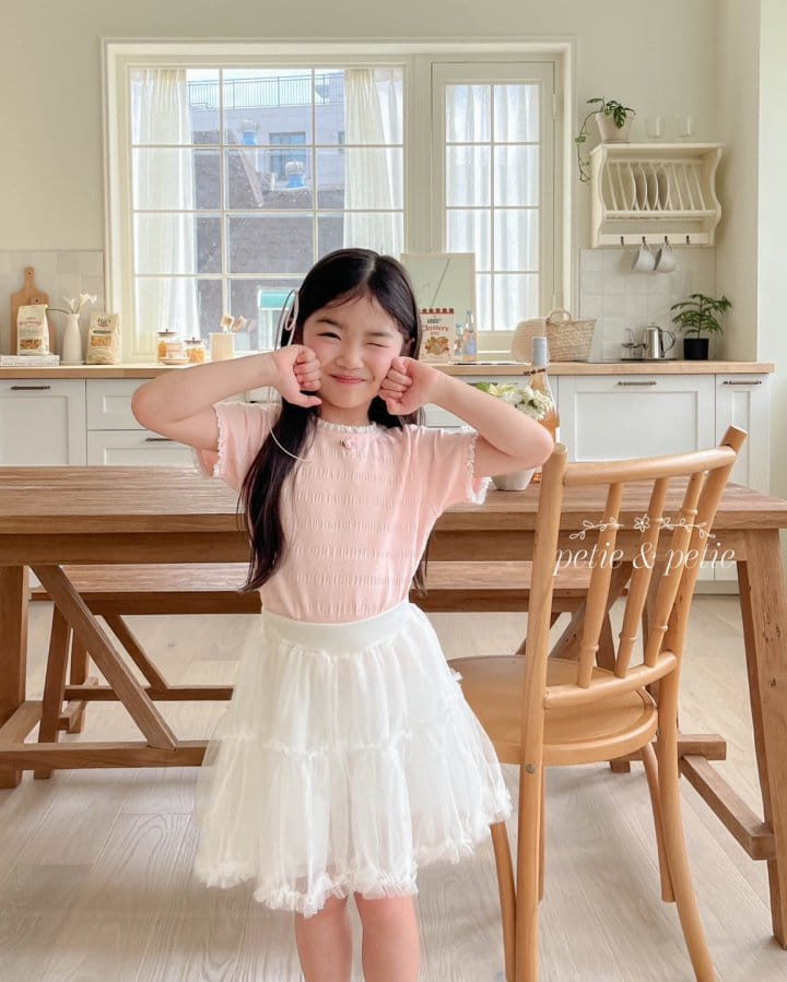 Petit & Petit - Korean Children Fashion - #Kfashion4kids - Rose Lace Tee - 2