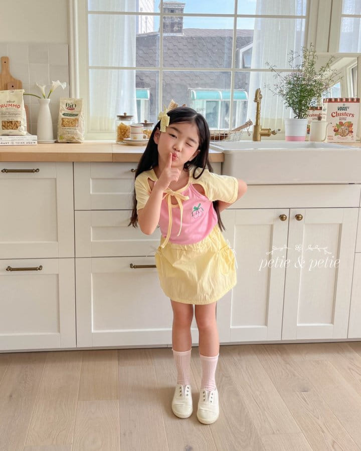 Petit & Petit - Korean Children Fashion - #childrensboutique - Cherry Slit Tee - 2