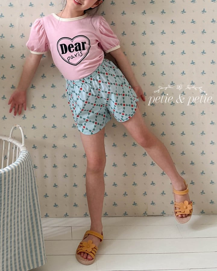 Petit & Petit - Korean Children Fashion - #childrensboutique - Flower Piping Pants - 5