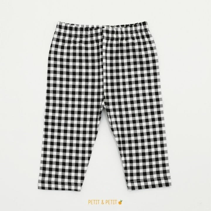Petit & Petit - Korean Children Fashion - #childrensboutique - Check Short Leggings