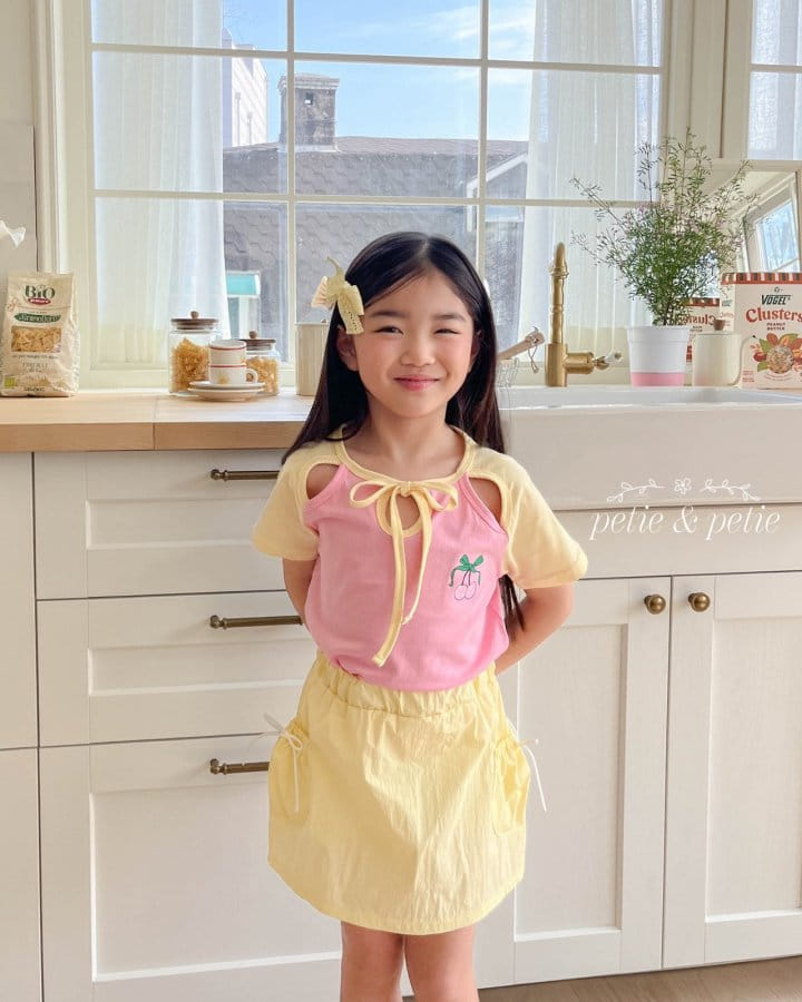 Petit & Petit - Korean Children Fashion - #designkidswear - Cherry Slit Tee - 3