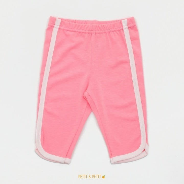 Petit & Petit - Korean Children Fashion - #designkidswear - Piping Short Leggings - 3