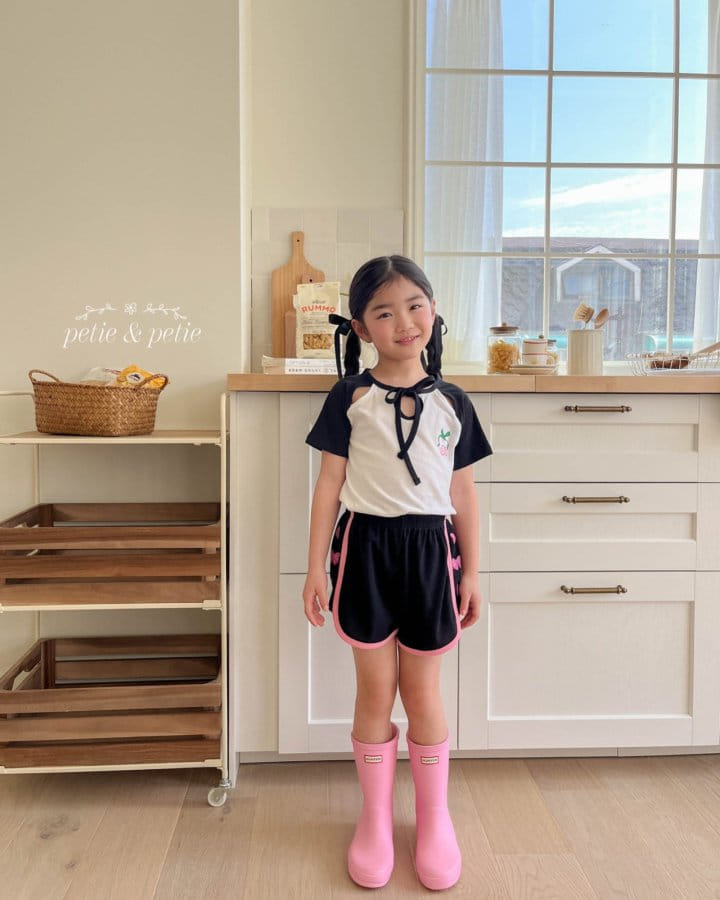 Petit & Petit - Korean Children Fashion - #designkidswear - Cherry Slit Tee - 4