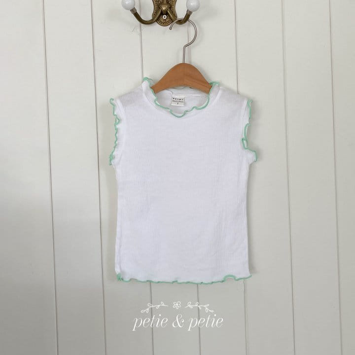 Petit & Petit - Korean Children Fashion - #discoveringself - Color Terry Sleeveless Tee - 2