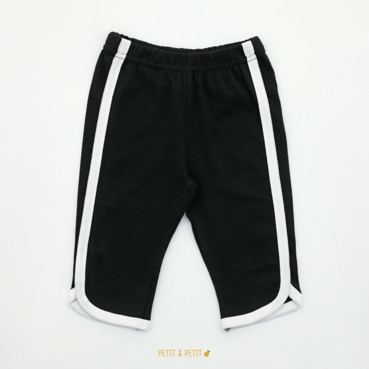 Petit & Petit - Korean Children Fashion - #designkidswear - Piping Short Leggings - 4