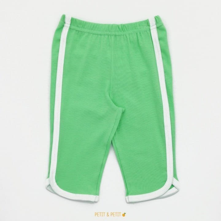 Petit & Petit - Korean Children Fashion - #fashionkids - Piping Short Leggings - 5